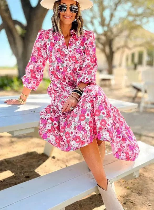 New Arrival🔥 Women's Boho Midi Dress